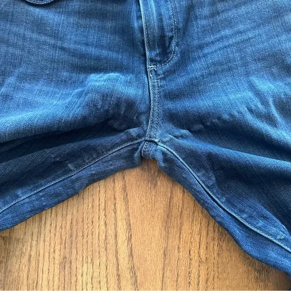 Paige Skyline Skinny Jeans Medium Dark Wash Blue Denim Size 29 Casual - Picture 9 of 12